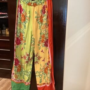 Anthropologie silky pants size medium